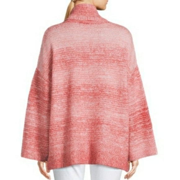 Elegant Time & Tru Coral Cowl Neck Sweater - Picture 2 of 6